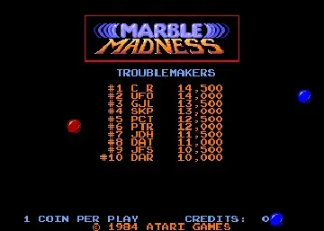 Marble Madness (set 1)-MAME 2003